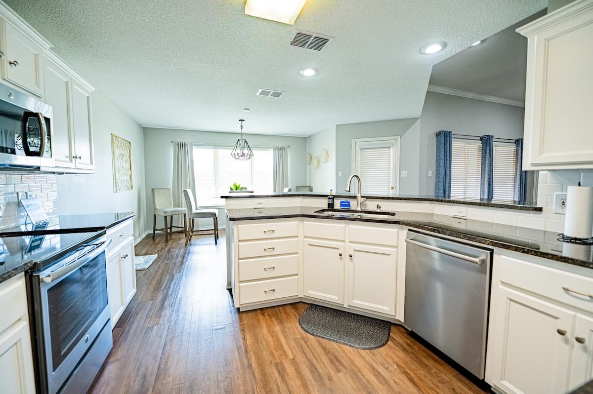 Fully stocked kitchen